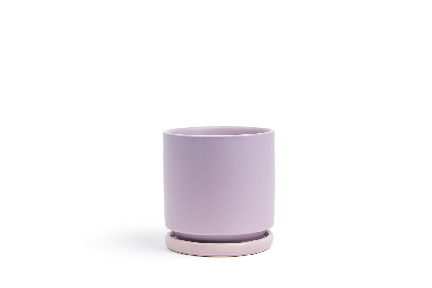 Cylinder Pot with Tray - XL (10.25")