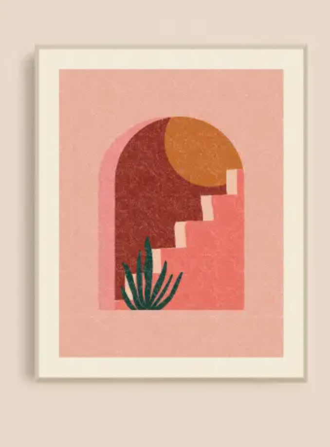 Arch Staircase Art Print