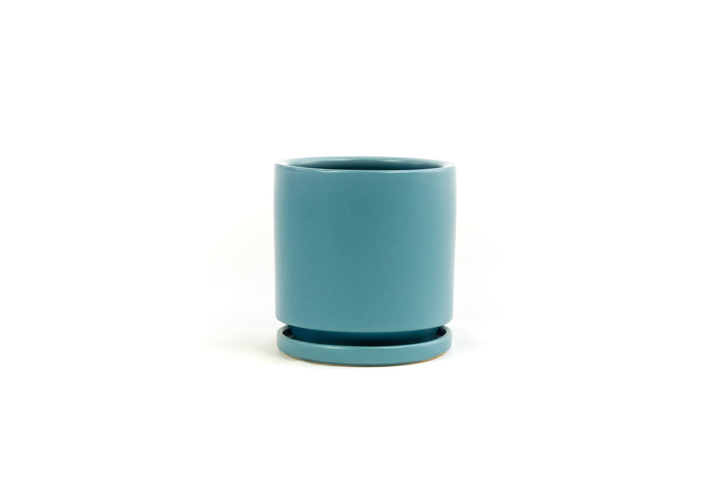 Cylinder Pot with Tray - XL (10.25")